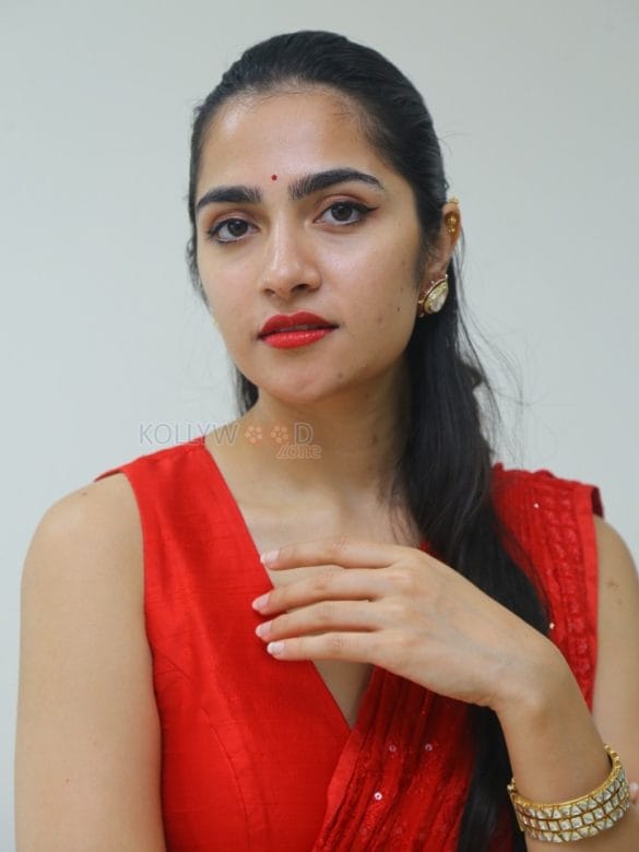 Actress Rukmini Vasanth At Saptha Sagaralu Dhaati Movie Press Meet