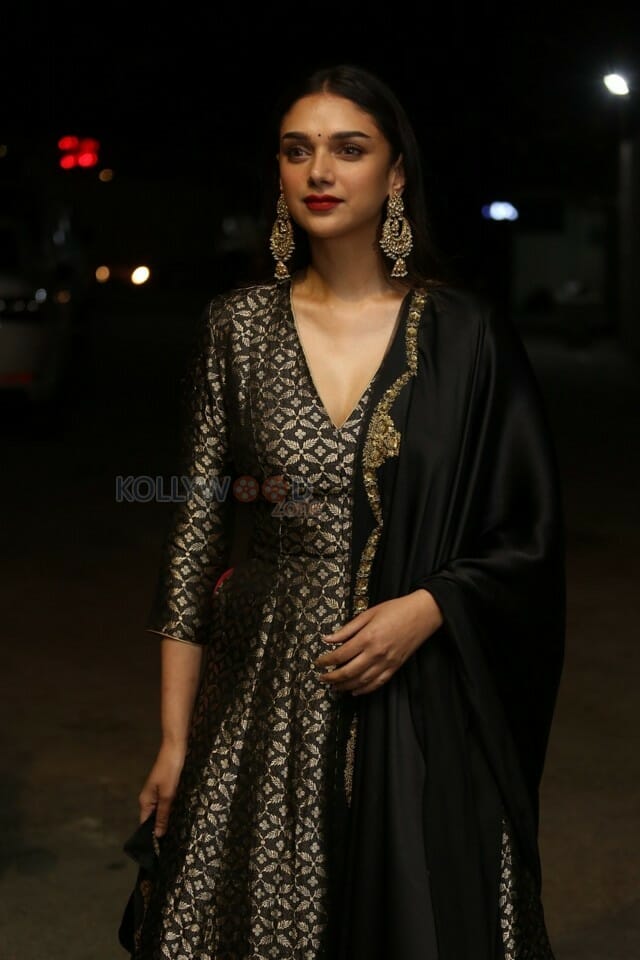 Actress Aditi Rao Hydari At Antariksham Movie Pre Release Event Pictures