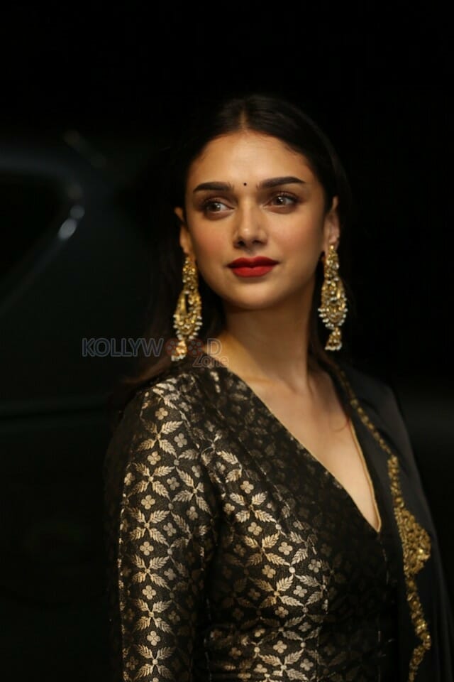 Actress Aditi Rao Hydari At Antariksham Movie Pre Release Event Pictures