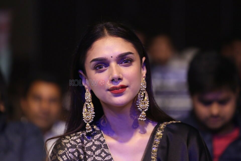 Actress Aditi Rao Hydari At Antariksham Movie Pre Release Event Pictures