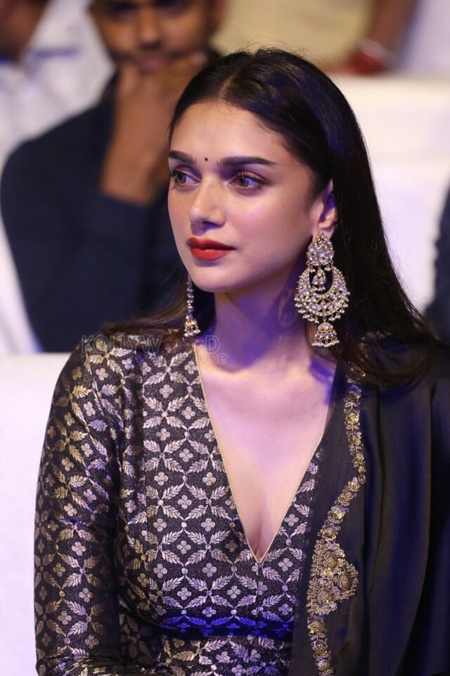 Actress Aditi Rao Hydari At Antariksham Movie Pre Release Event Pictures