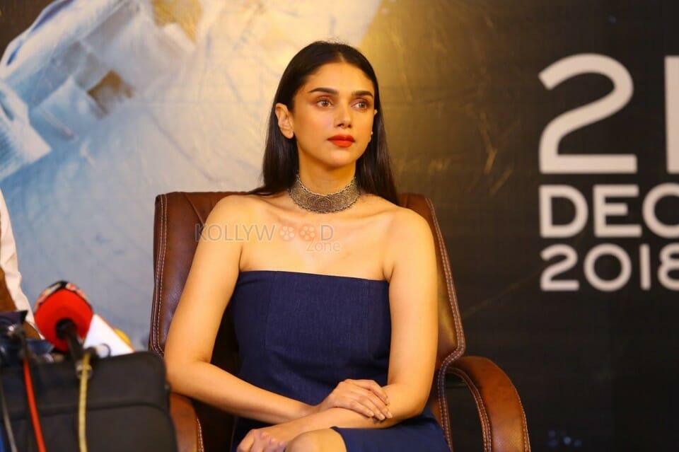 Actress Aditi Rao Hydari At Anthariksham Success Meet Photos