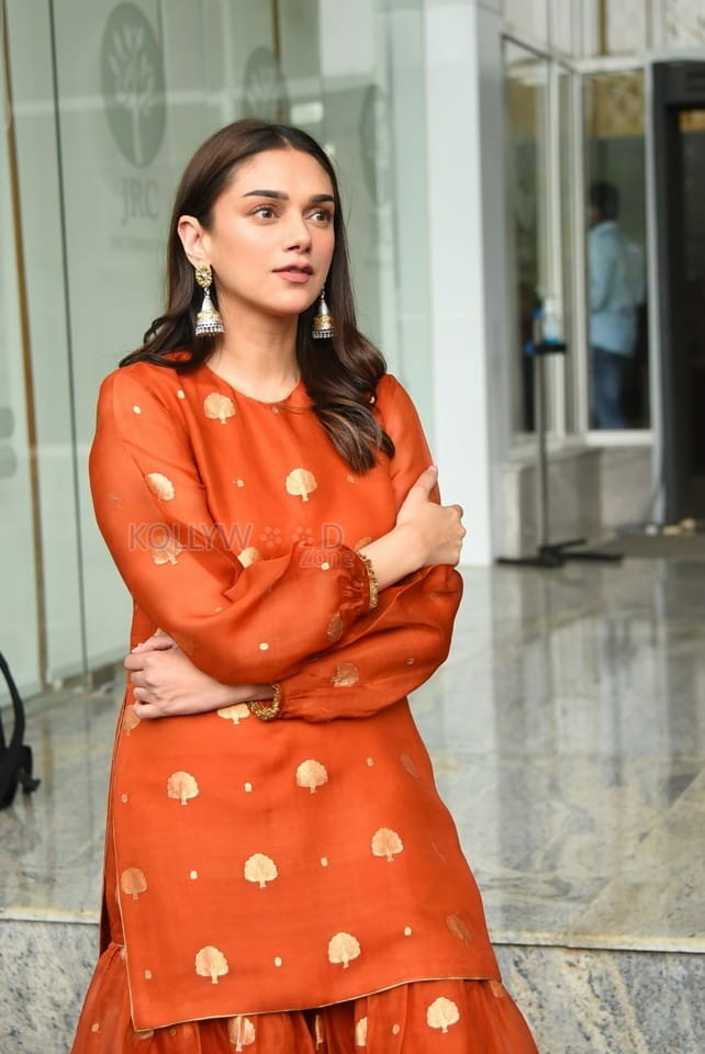 Actress Aditi Rao Hydari at Maha Samudram Movie Press Meet Pictures 28