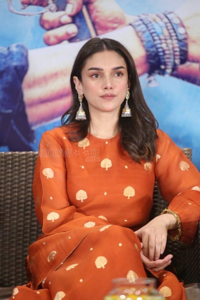 Actress Aditi Rao Hydari at Maha Samudram Movie Press Meet Pictures 43