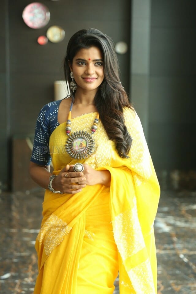 Actress Aishwarya Rajesh At Production No Launch Photos