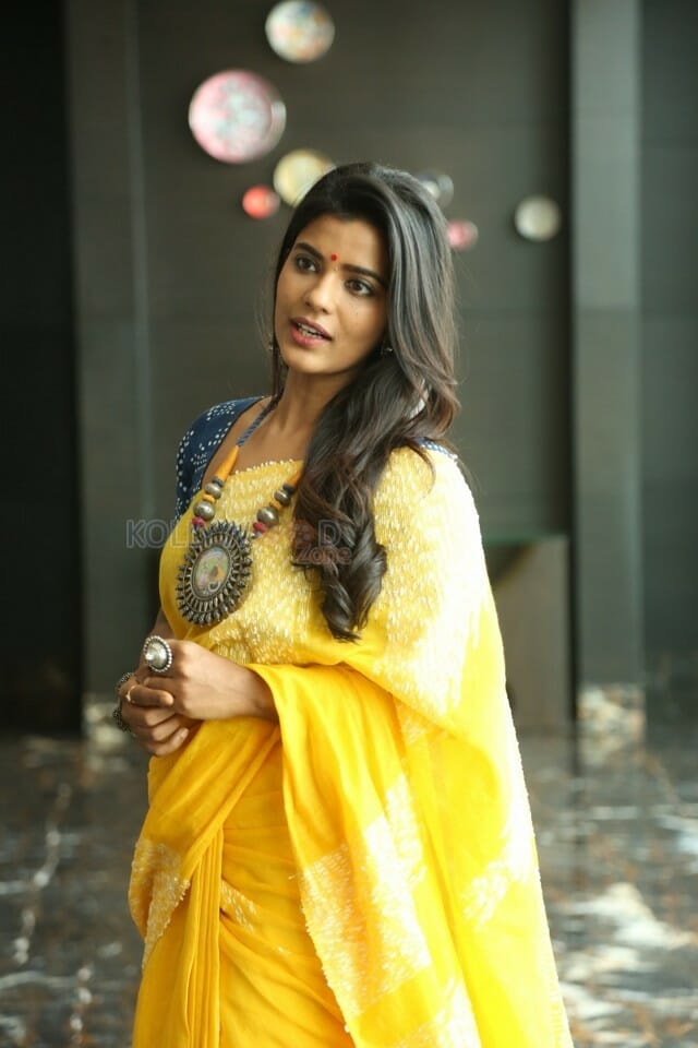 Actress Aishwarya Rajesh At Production No Launch Photos