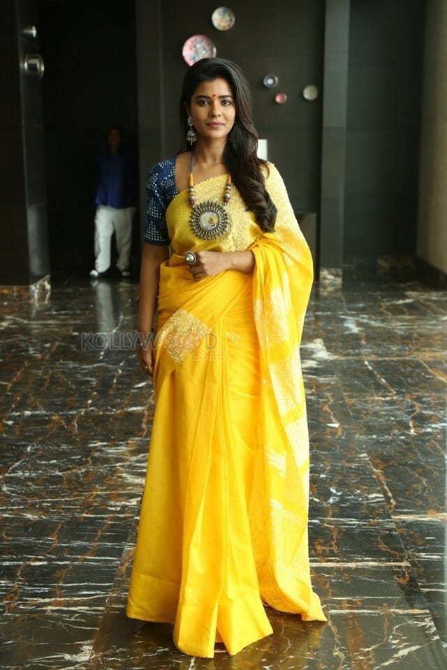 Actress Aishwarya Rajesh At Production No Launch Photos