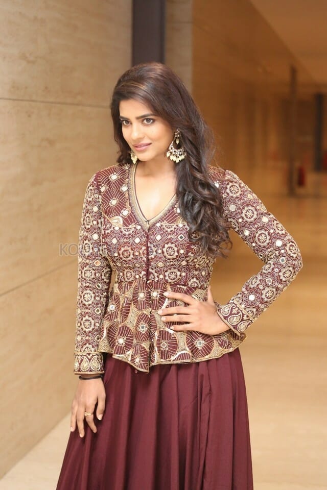 Actress Aishwarya Rajesh At World Famous Lover Pre release Event Pictures