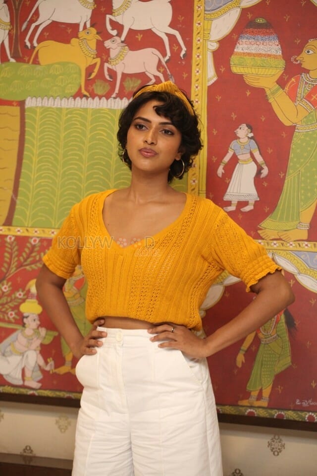 Actress Amala Paul At Aadai Movie Press Meet Pictures