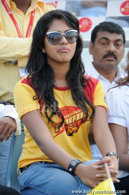 Actress Amala Paul At Ccl Match Photos