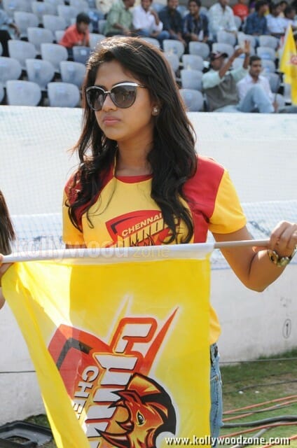 Actress Amala Paul At Ccl Match Photos