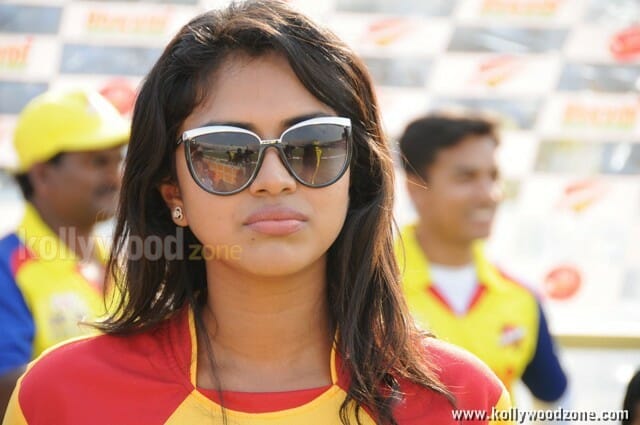 Actress Amala Paul At Ccl Match Photos