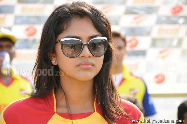 Actress Amala Paul At Ccl Match Photos