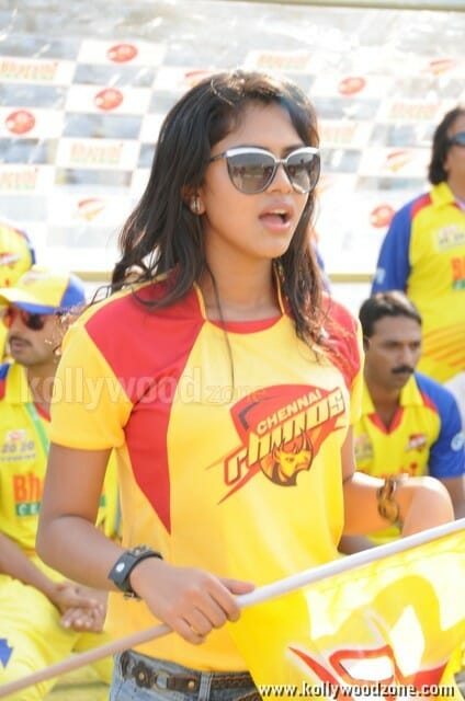 Actress Amala Paul At Ccl Match Photos