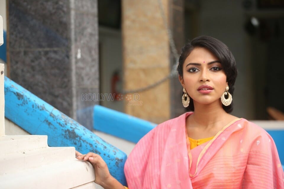 Actress Amala Paul At New Movie With Adith Opening Photos