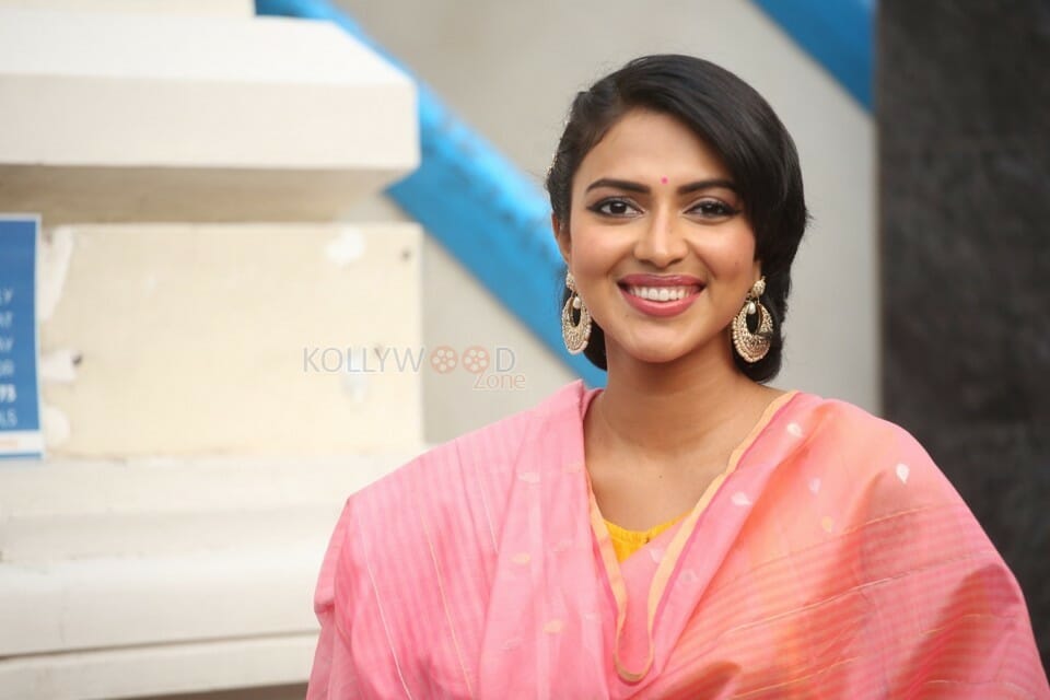 Actress Amala Paul At New Movie With Adith Opening Photos