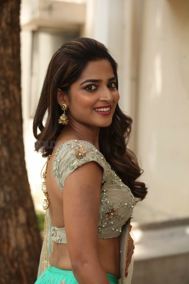 Actress Anagha At Guna Trailer Launch Event Photos