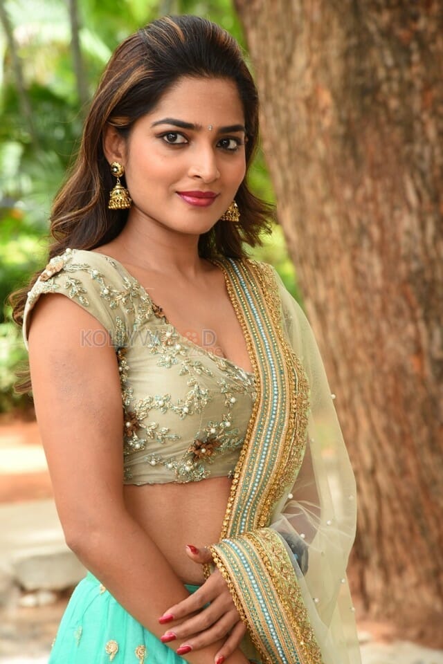 Actress Anagha At Guna Trailer Launch Event Photos