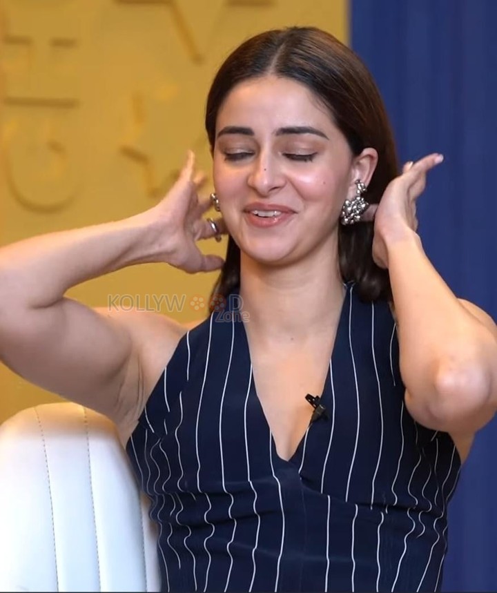 Actress Ananya Panday Armpits at Call Me Bae Interview Photos 05