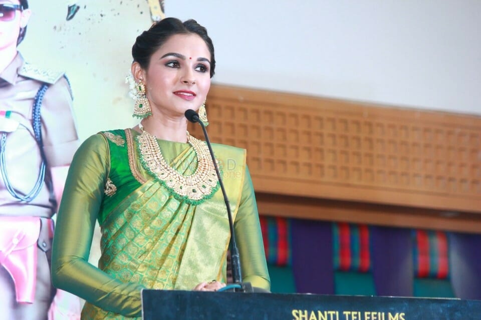 Actress Andrea Jeremiah At Maaligai Movie Press Meet Stills