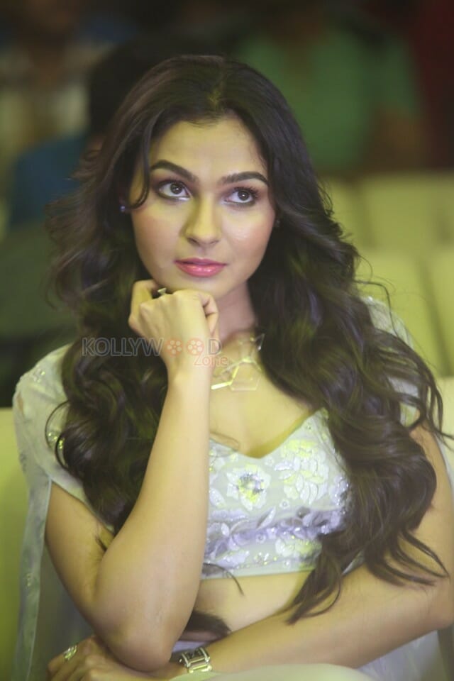 Actress Andrea Jeremiah At Vishwaroopam Audio Launch Photos