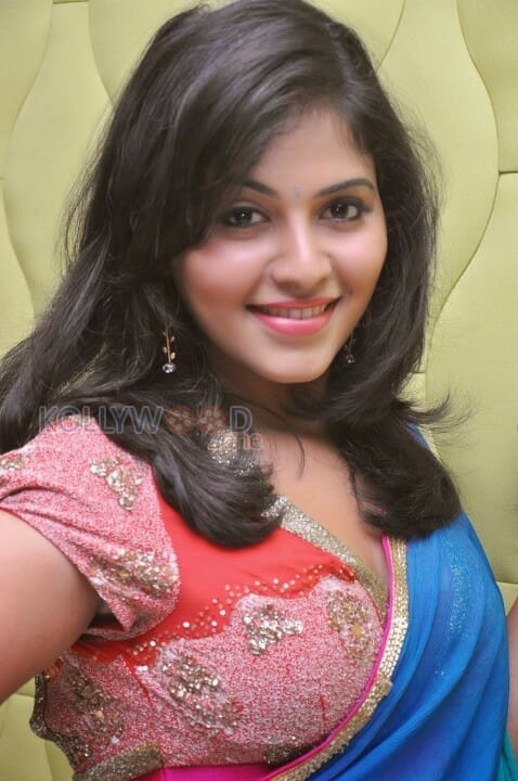 Actress Anjali Hot Cleavage Photos