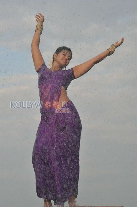 Actress Anjali Sexy Rain Dance Pictures