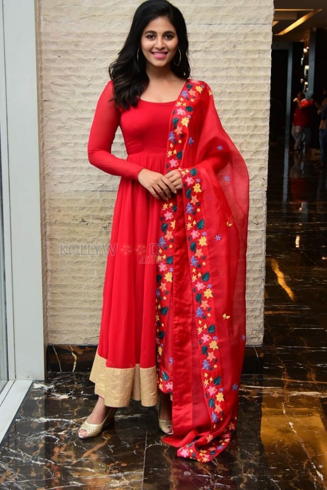 Actress Anjali at Vakeel Saab Movie Promo Event Stills