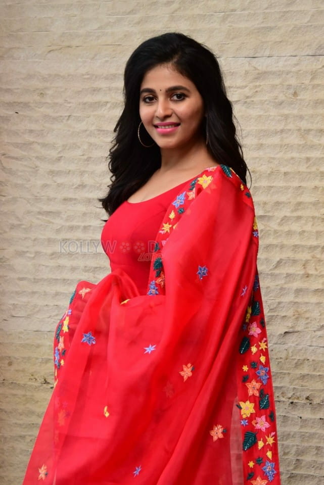 Actress Anjali at Vakeel Saab Movie Promo Event Stills