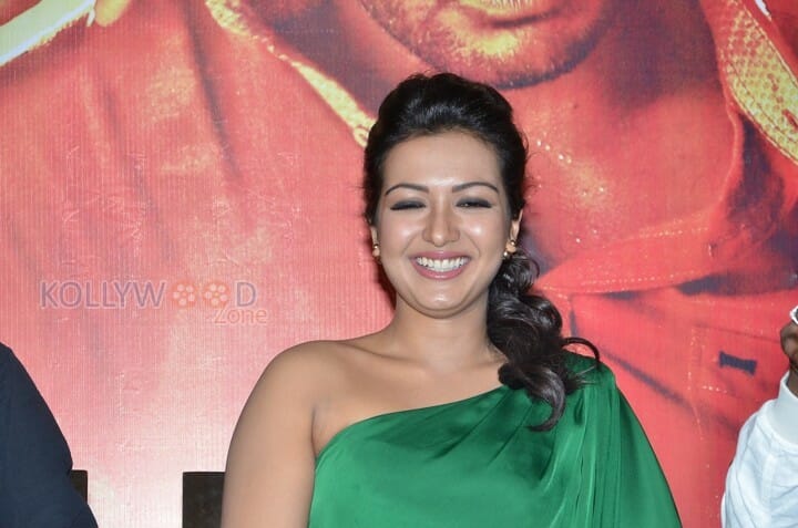 Actress Catherine Tresa In Green Pictures