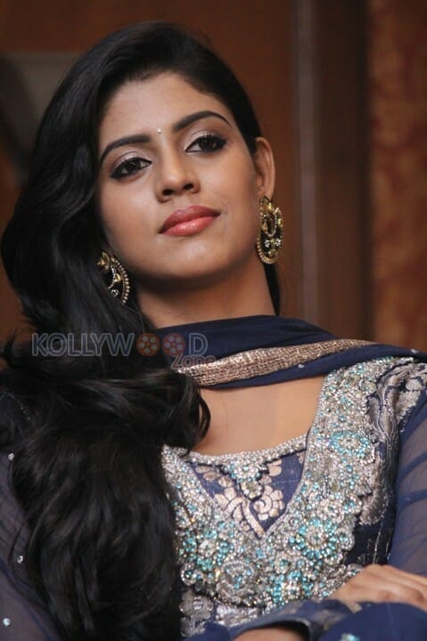 Actress Iniya At Karaioram Press Meet Pictures