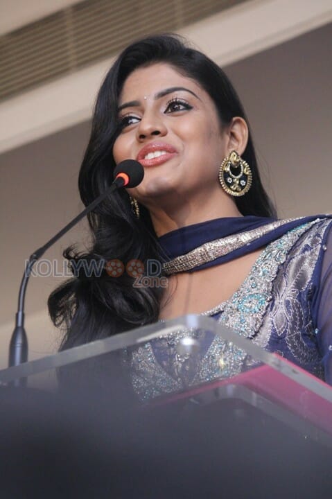 Actress Iniya At Karaioram Press Meet Pictures