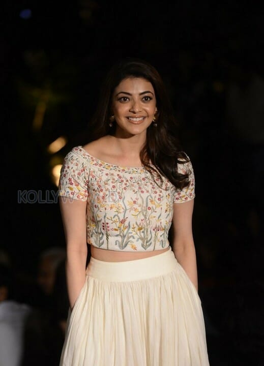 Actress Kajal Agarwal At Lakme Fashion Week Photos