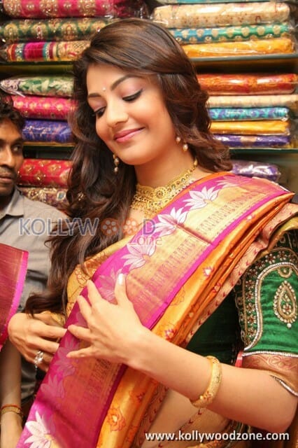 Actress Kajal Agarwal Saree Photos