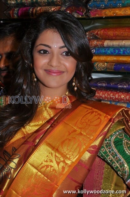 Actress Kajal Agarwal Saree Photos