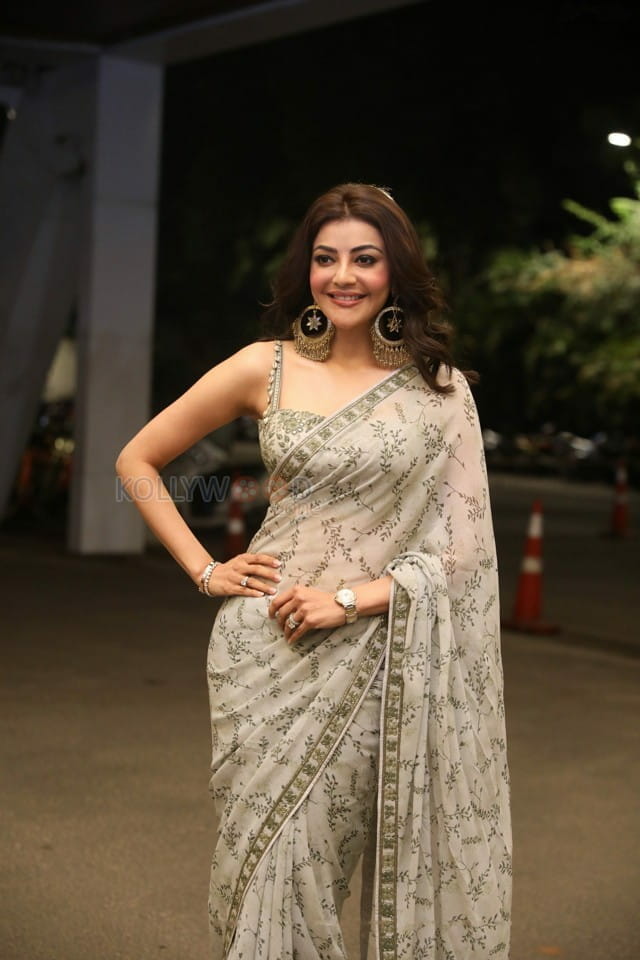 Actress Kajal Aggarwal at Mosagallu Movie Pre Release Event Photos