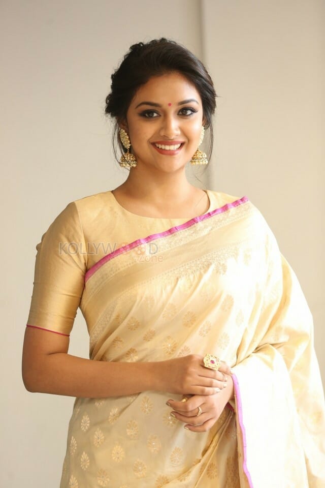 Actress Keerthi Suresh At Pandem Kodi Trailer Launch Photos