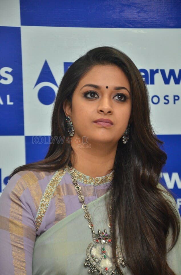 Actress Keerthi Suresh At The Launch Of Agarwal Eye Hospital Photos