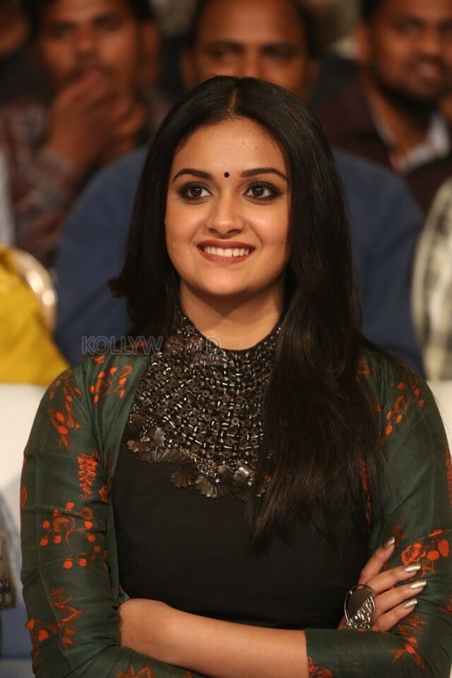 Actress Keerthy Suresh Black Dress Photos