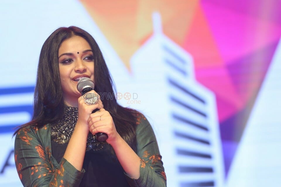 Actress Keerthy Suresh Black Dress Photos