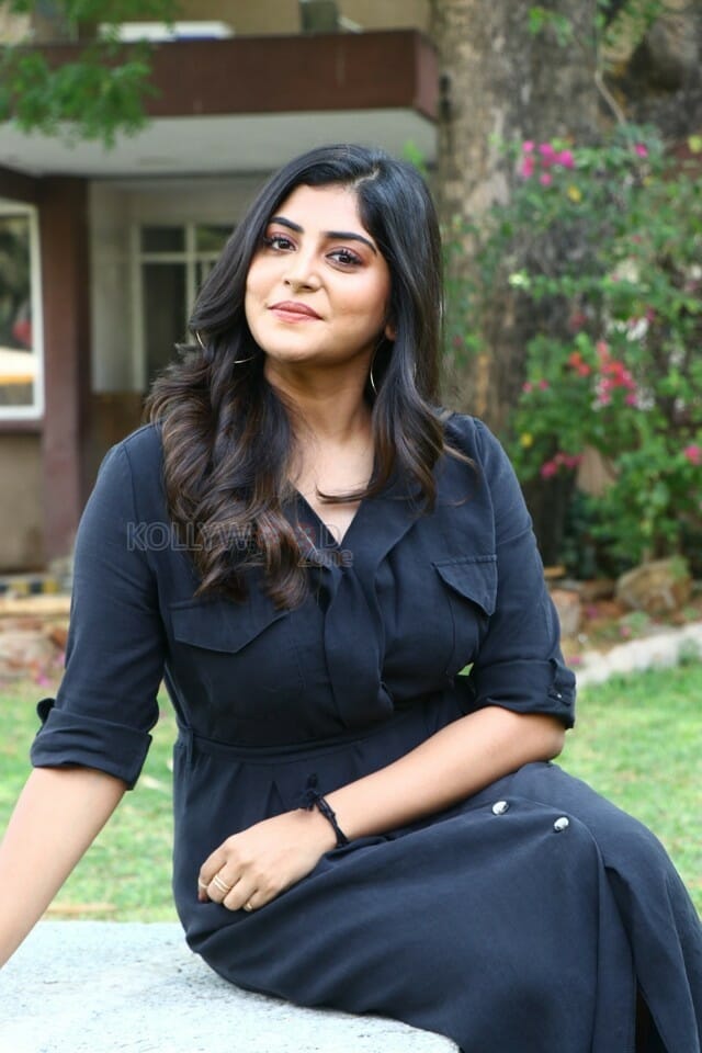 Actress Manjima Mohan At Devarattam Movie Press Meet Stills