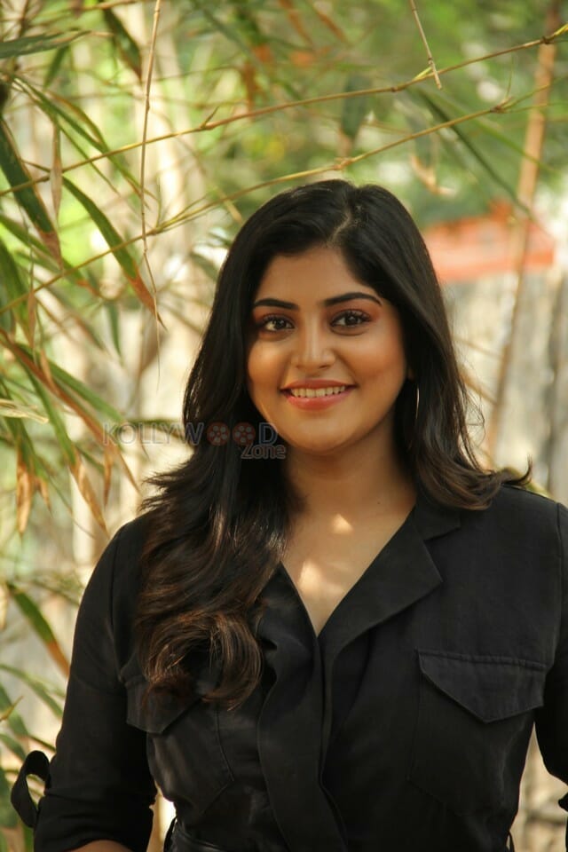 Actress Manjima Mohan At Devarattam Movie Press Meet Stills