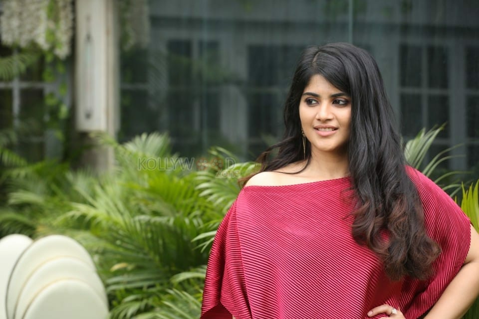 Actress Megha Akash at Raja Raja Chora Movie Interview Pictures