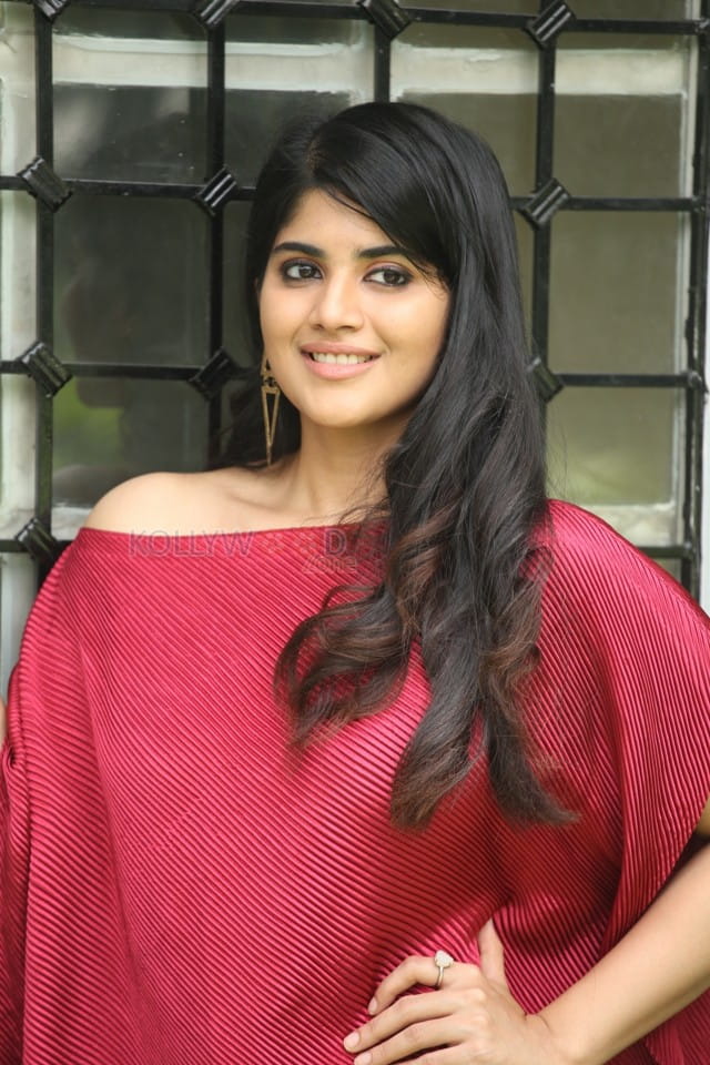 Actress Megha Akash at Raja Raja Chora Movie Interview Pictures