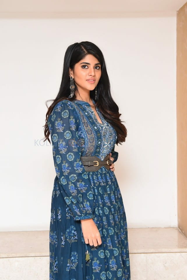 Actress Megha Akash at Raja Raja Chora Pre Release Event Pictures