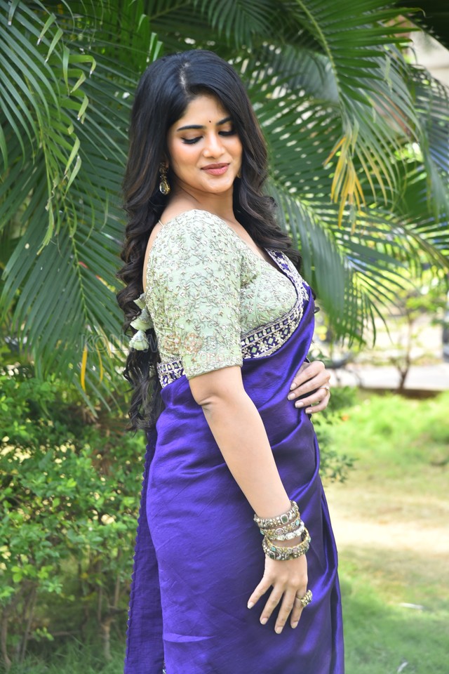 Actress Megha Akash at Vikkatakavi Pre Release Press Meet Pictures 09