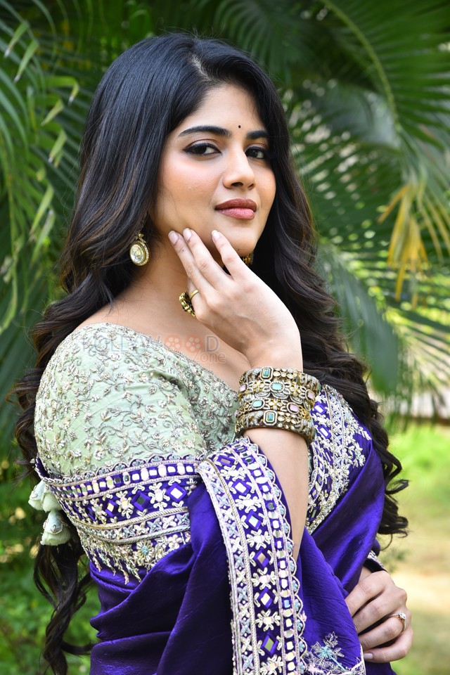 Actress Megha Akash at Vikkatakavi Pre Release Press Meet Pictures 18