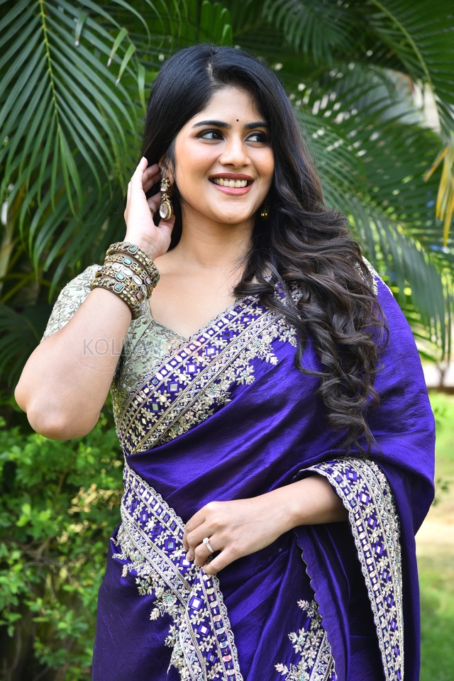 Actress Megha Akash at Vikkatakavi Pre Release Press Meet Pictures 25