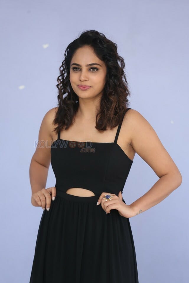 Actress Nandita Swetha Black Dress Photo Shoot Pictures