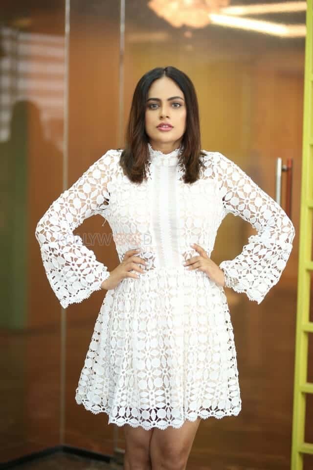 Actress Nanditha Swetha at Hidimba Movie Interview Pictures 13